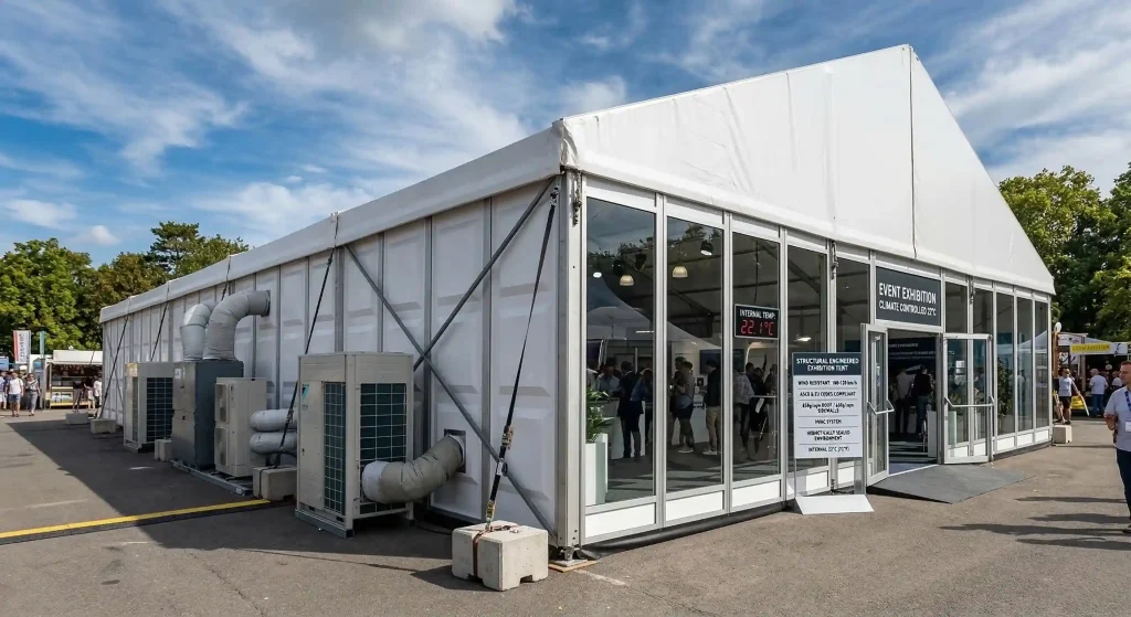 Climate Controlled Glass Exhibition Tents