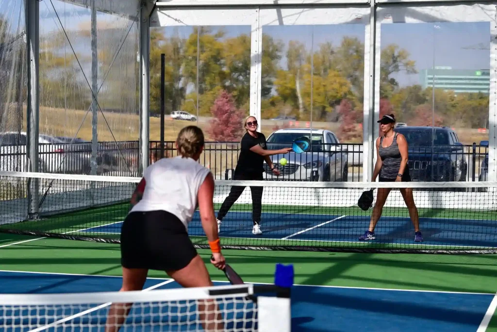 Pickleball Tent with Clear Transparent Sidewalls