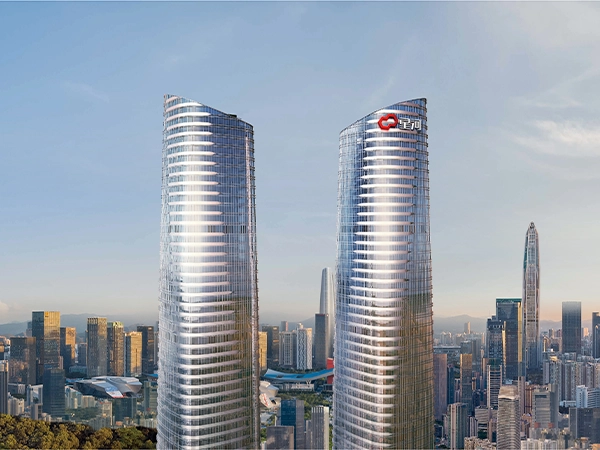 Exterior of Galaxy Twin Towers, where our Shenzhen headquarters is located in the West Tower.