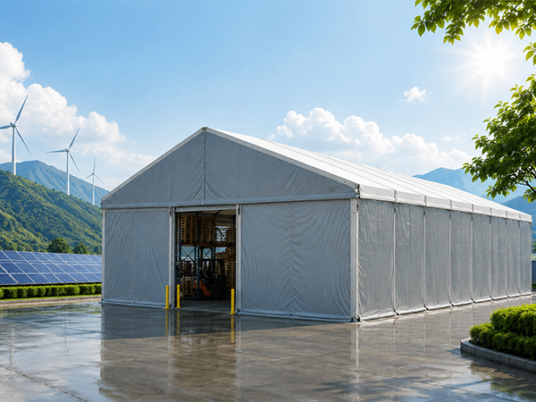 How Aluminum Clear Span Tents Reduce Your Carbon Footprint